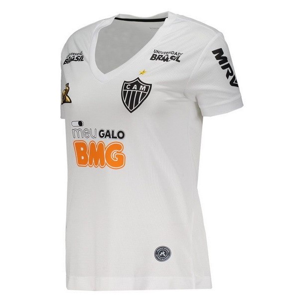 Camiseta Atlético Mineiro Replica Segunda Ropa Mujer 2019/20 Blanco